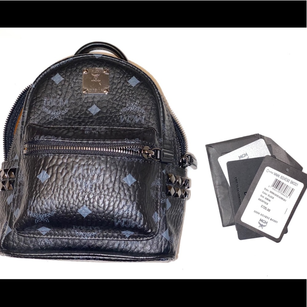MCM Visetos Backpack Mini